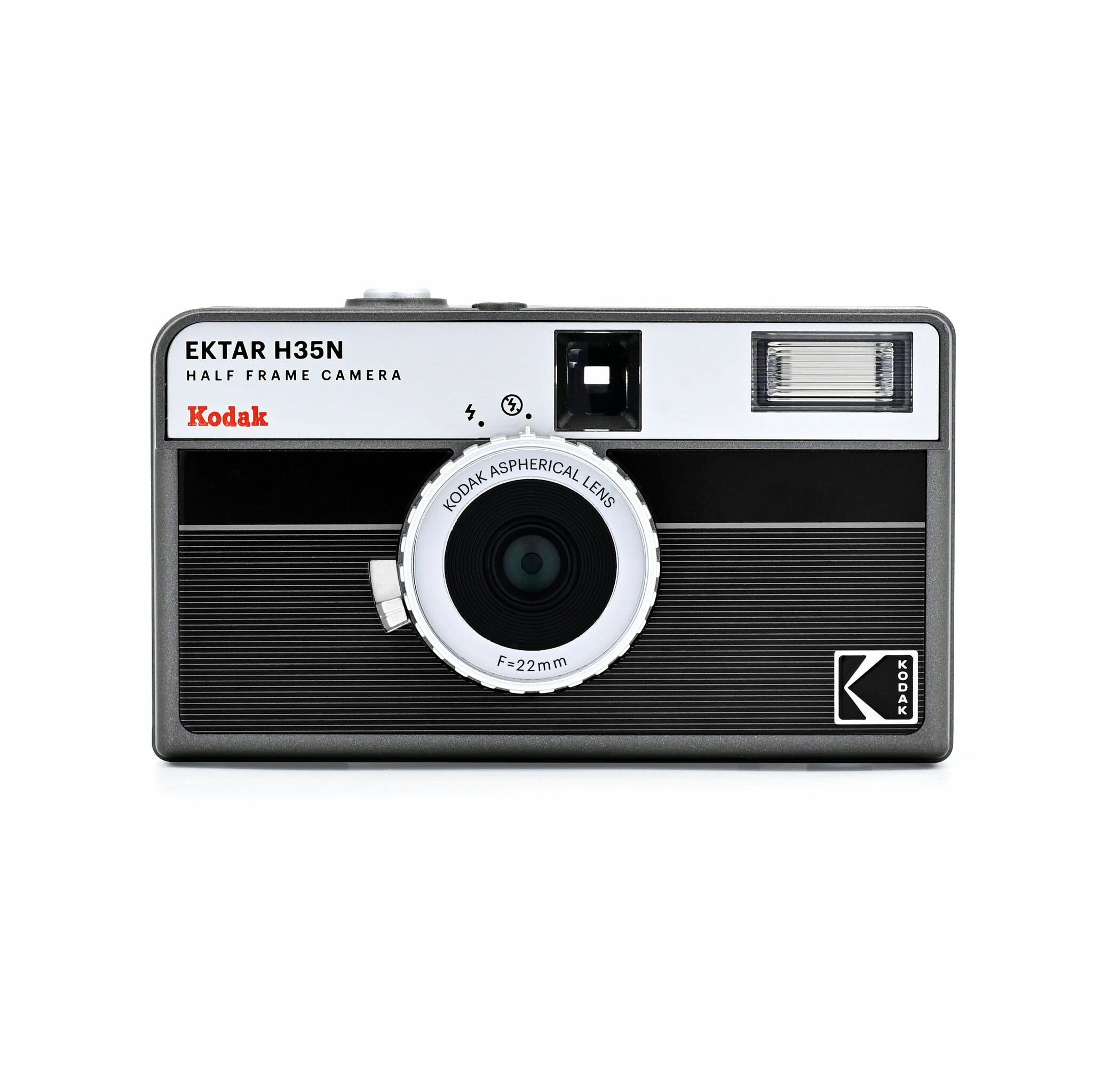 Фотоаппарат пленочный Kodak H35N Ektar Half Frame 35mm Camera Striped Black (черный)
