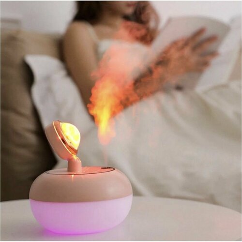Мини увлажнитель воздуха со световым эффектом заката розовый 139900₽
