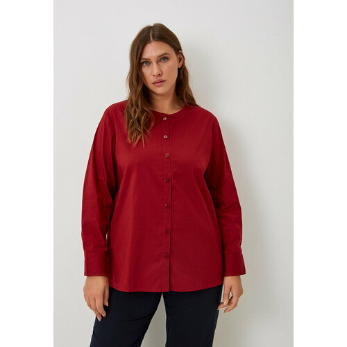 Блуза SVESTA, размер 54, бордовый блуза размер 54 бордовый