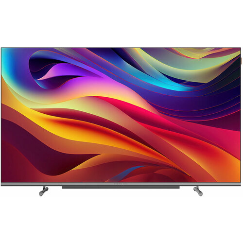 DIGMA PRO Телевизор QLED Digma Pro 65 QLED 65L Google TV Frameless черныйсеребристый 4K Ultra HD 120Hz HSR DVB-T DVB-T2 DVB-C DVB-S DVB-S2 USB WiFi Smart TV 65L 6643000₽
