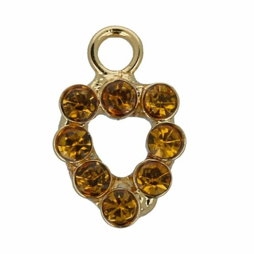 TORIONI PT006 Подвеска 9 х 14 мм №30 под золото