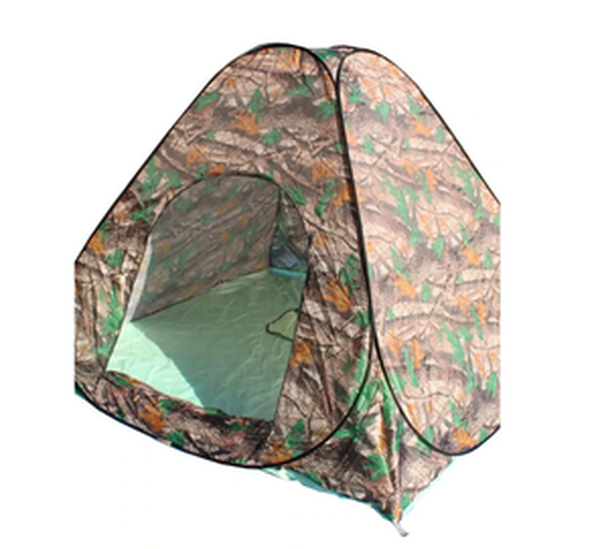 фото Палатка туристическая "Турист", однослойная, 200х200х150 см, для зимней рыбалки, защитного цвета