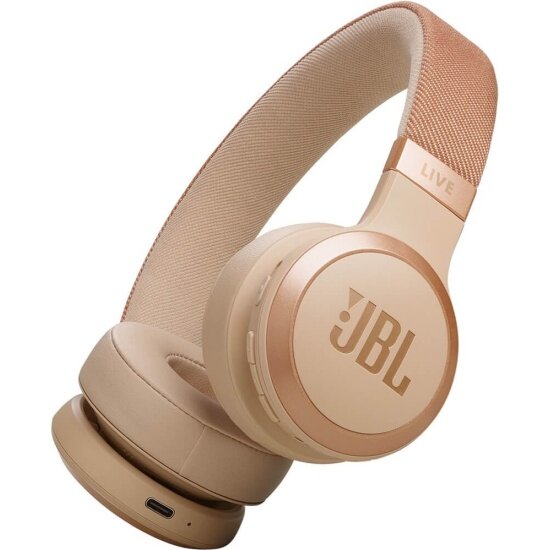 Беспроводные наушники Jbl Live 670NC бежевый