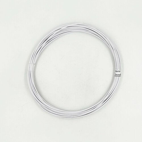 Провод автомобильный белый 10 м, сечение 0,75 мм Akaba ПВАМ-0,75*10 Б