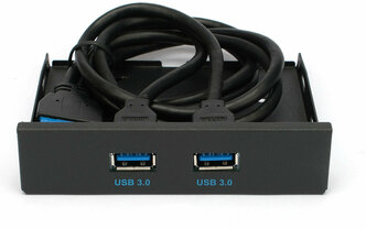 Планка USB 3.0 на переднюю панель 3.5" Gembird 2xUSB-A 3.0