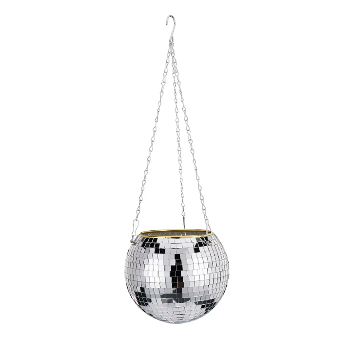 фото Зеркальное кашпо подвесное Disco