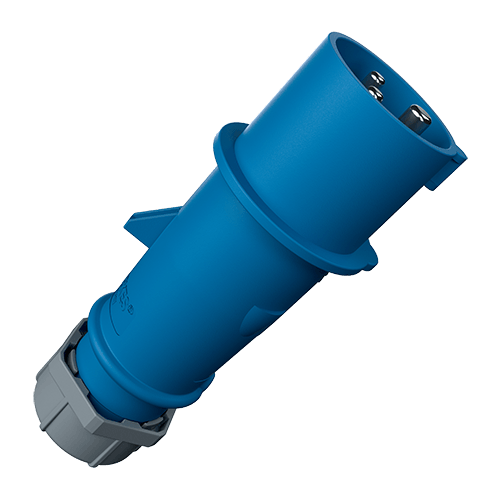 MENNEKES Вилка кабельная 16А 2Р+E IР44 переносная 230В AM-TOP (248)