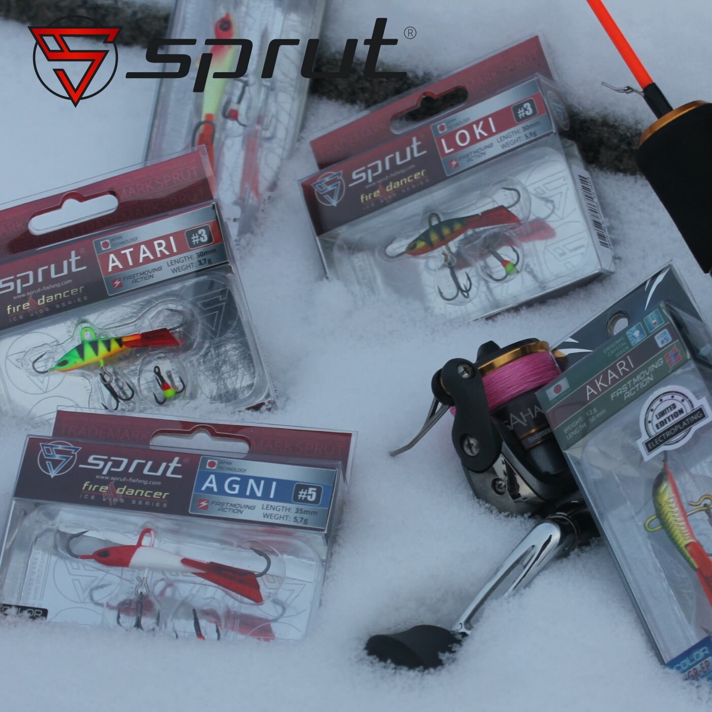 Балансир Sprut Shimo #3 (7g/45mm/SBK-EP) — фото 1