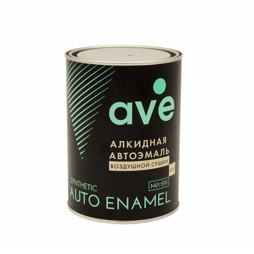Краска эмаль AVE МЛ ВК алкидн. № 201 Белый 800 мл