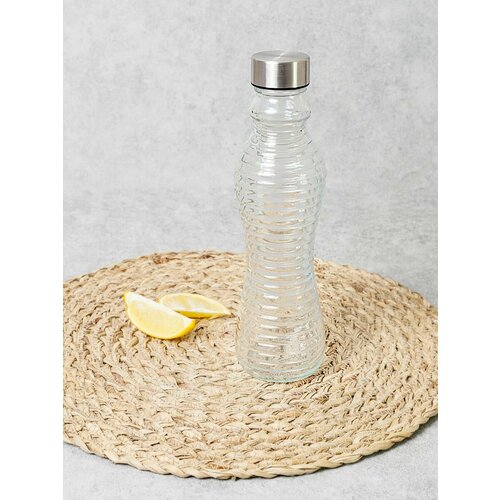 Бутылка стеклянная с крышкой DH 500 мл параллели