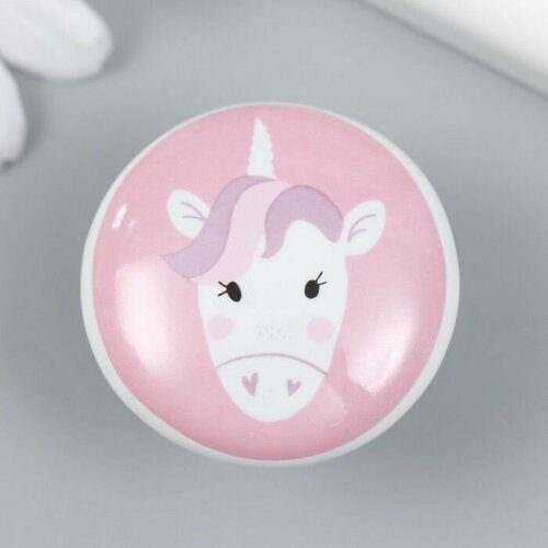 Ручка для шкатулки керамика металл Единорожка 38х38х28 см 650₽