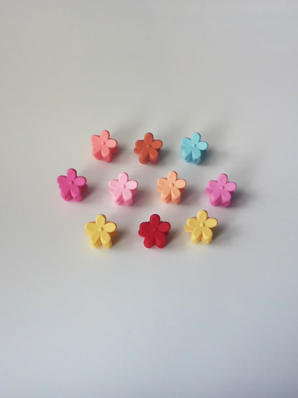 Заколка зажим краб аксессуар для укладки волос цветы розовые