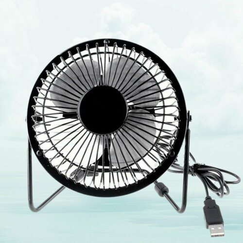 Настольный USB вентилятор с удобной подставкой и вертикальной регулировкой на 360 градусов 784₽
