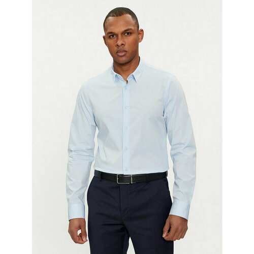 Рубашка CALVIN KLEIN, размер XL [INT], голубой