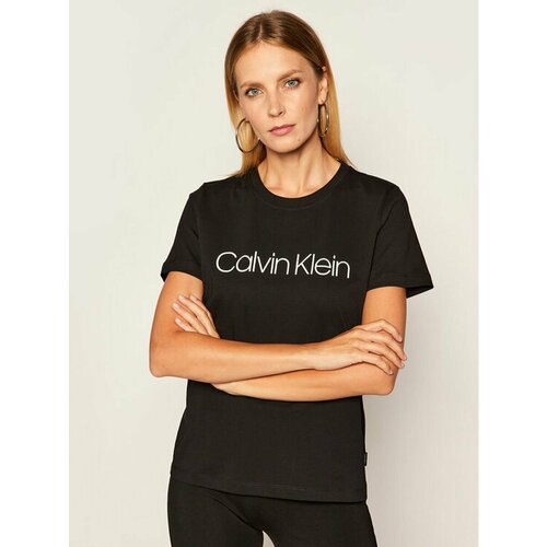 Футболка CALVIN KLEIN, размер XXS [INT], черный футболка calvin klein размер xxs [int] черный