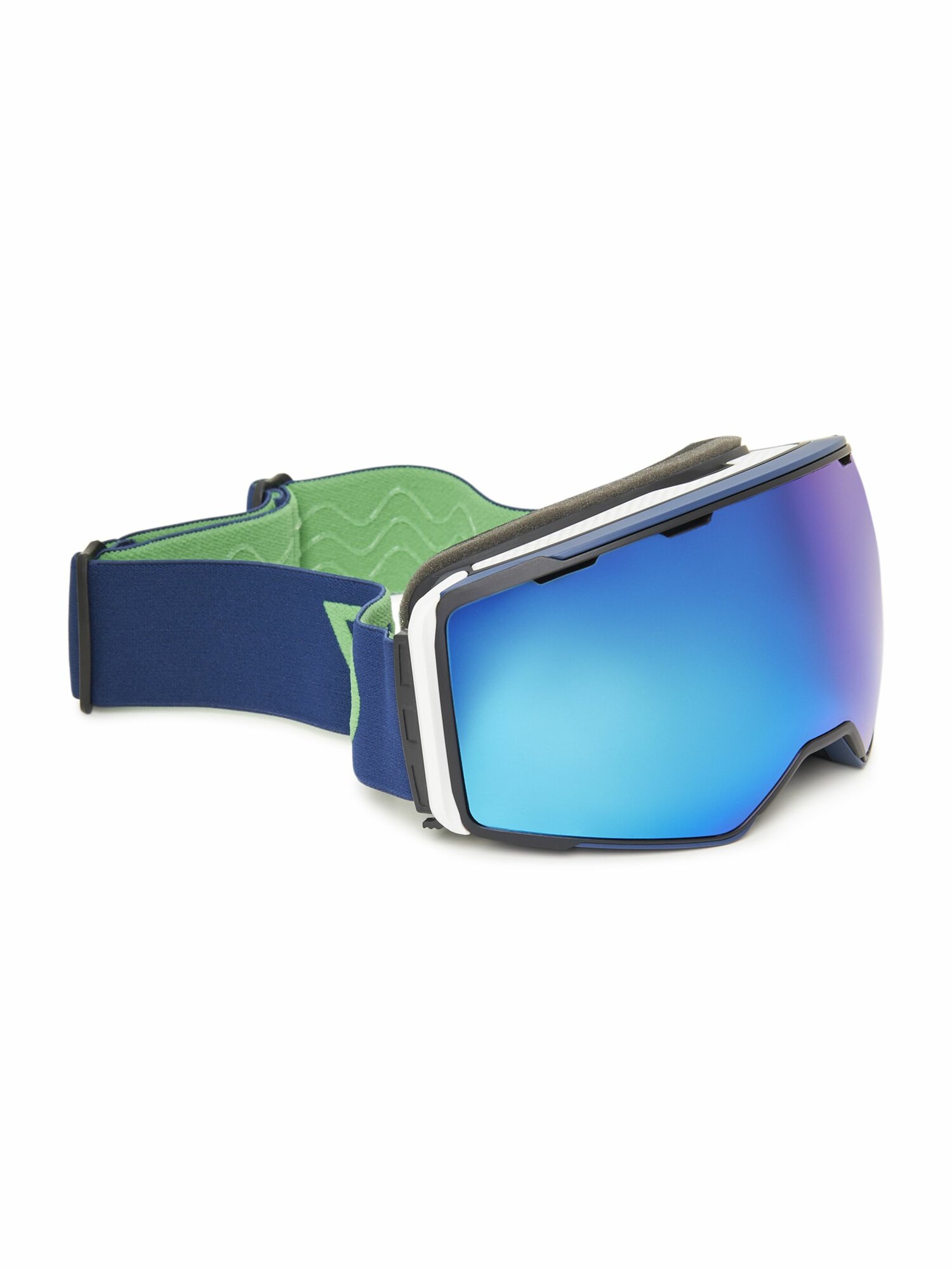 Маска горнолыжная, защитная, очки горнолыжные, защитные WinDay, голубой
