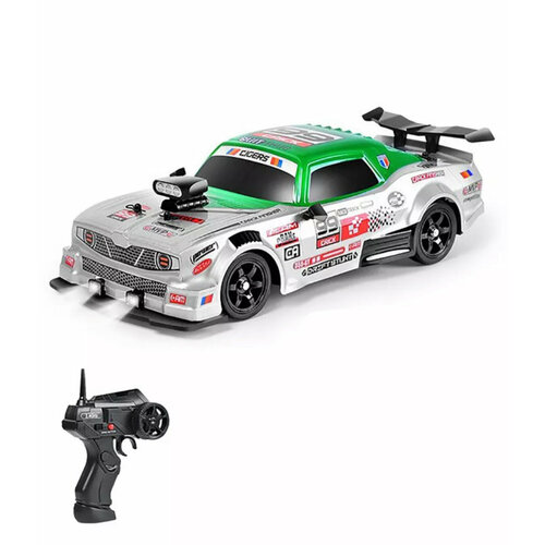 радиоуправляемая машина для дрифта himoto drift x 4wd rtr масштаб 1 18 2 4g e18dt28715r Радиоуправляемая машина для дрифта Ford Mustang (4WD, свет, пар) 1:16.