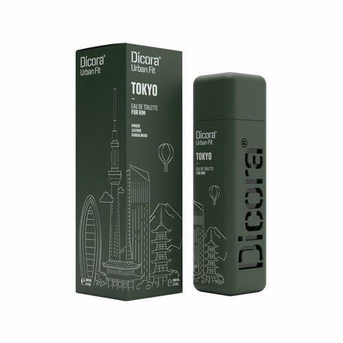 Туалетная вода Dicora Urban Fit Tokyo мужская 100ml 8410262902455 3698₽