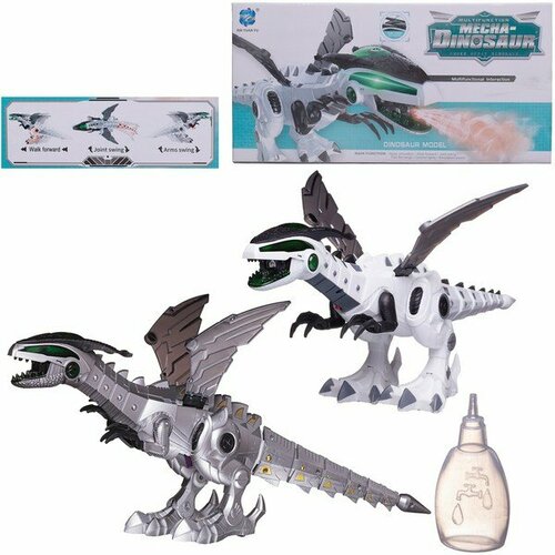 Робот Junfa Дракон огнедышащий с паром, движение звук свет