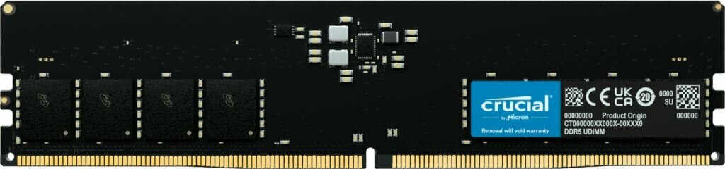Оперативная память Crucial DDR5 16 ГБ 4800 МГц CT16G48C40U5