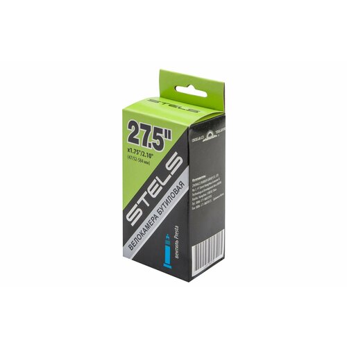 Велокамера STELS/CHAO YANG 27.5х1.75/2.10 вентиль Presta, в индивидуальной упаковке (item:010)