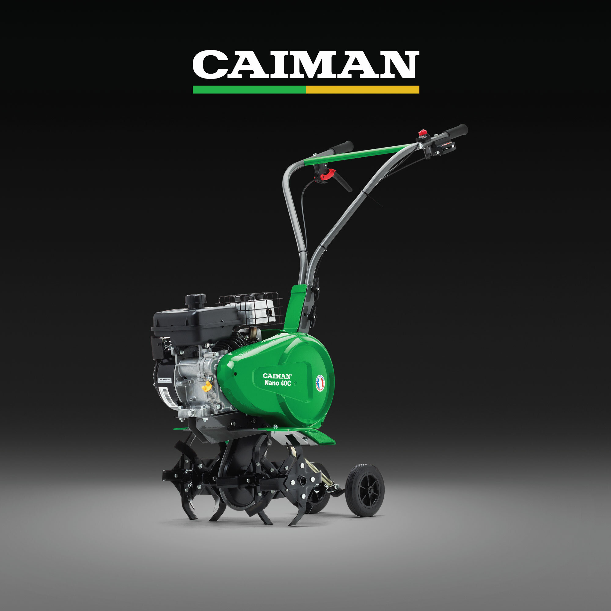 фото Культиватор бензиновый CAIMAN Nano 40 / мотокультиватор садовый / рыхлитель