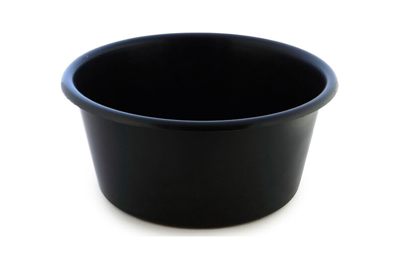 фото Таз строительный 40л пластик черный круглый