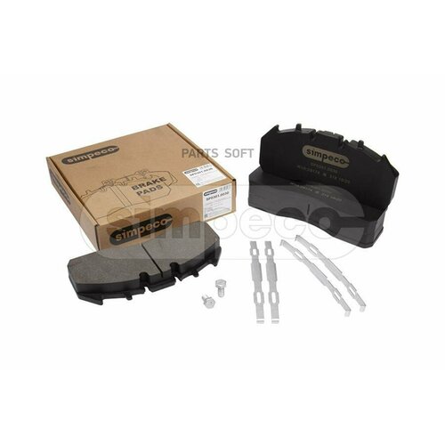 SIMPECO SP03010030 Колодки торм к-т с уст комп Meritor Elsa-225-3 WVA 29174 29273 9248₽