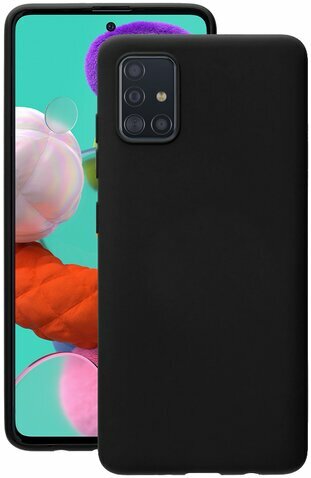 Чехол (клип-кейс) DEPPA Gel color case, для Samsung Galaxy A51, черный [87416] - фото №8