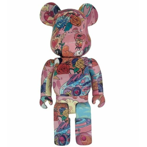 Фигурка Bearbrick 400% Valentine Pink, 28см