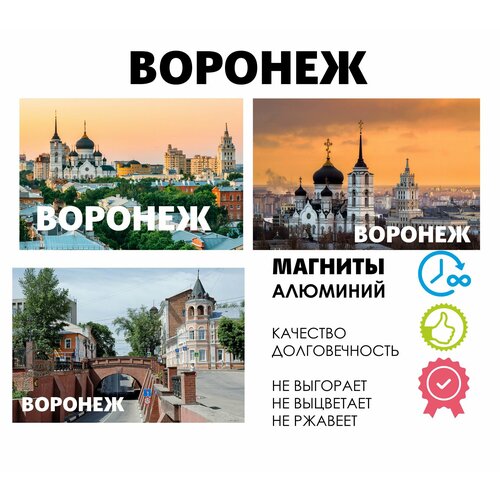 Набор магнитов город России Воронеж 355₽