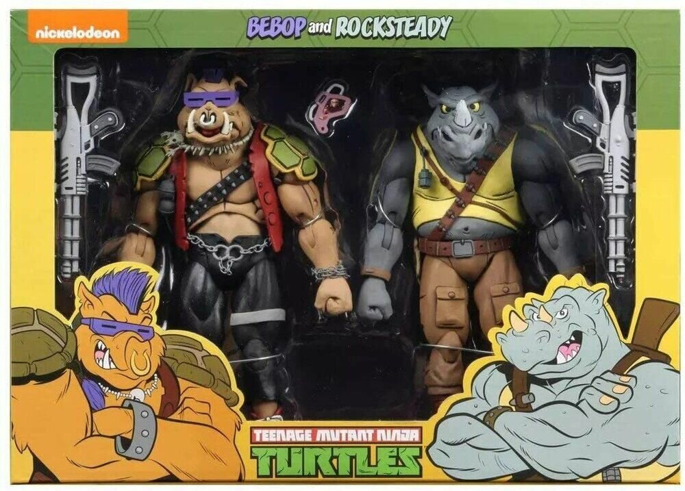 Фигурка Бибоп и Рокстеди TMNT Bebop and Rocksteady