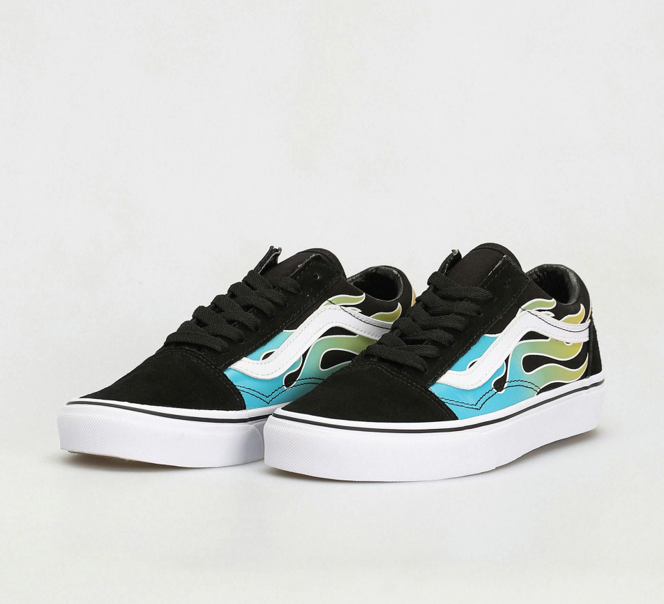 фото Летние кеды Vans Old Skool Glow Flame