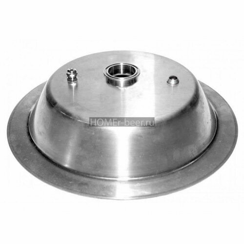 20 л - Конусная купольная крышка на куб 20 литров luxstahl кламп 15 дюйма из нержавейки 518000₽