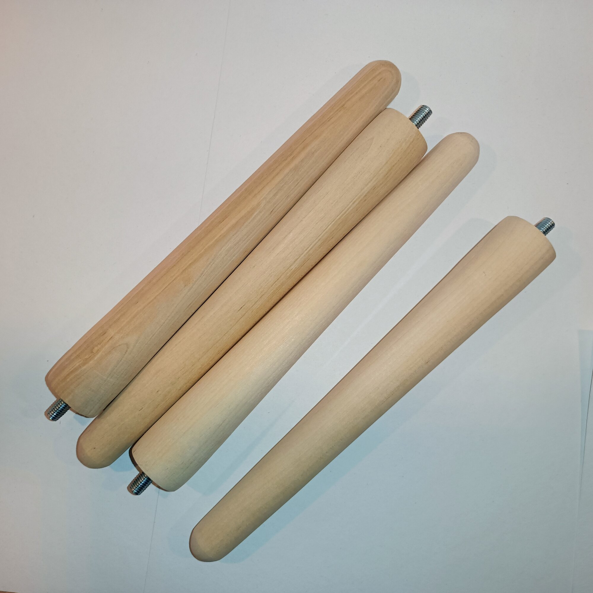 Фурнитура Для Мебели Деревянные ножки для мебели со шпилькой М8, неокрашенные