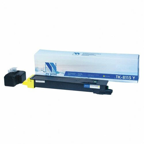 Тонер-картридж NV PRINT NV-TK8115Y для Kyocera M8124cidn / M8130cidn желтый 363900 (1) тонер картридж nv print nv tk8115y для kyocera m8124cidn m8130cidn желтый ресурс 6000 страниц