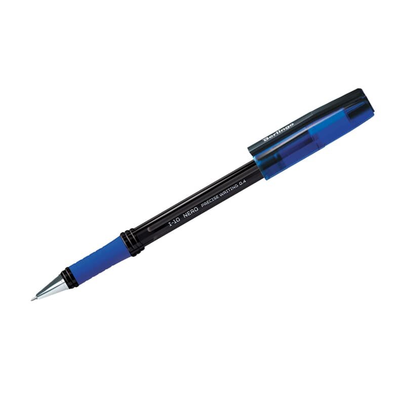 Ручка шариковая Berlingo "I-10 Nero" синяя, 0,4мм 233750