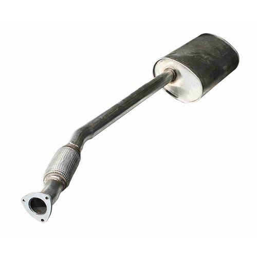 BAKSAN 3163-1201010-11 Глушитель УАЗ-3163 дв. ЗМЗ-409 ЕВРО-4 с гофрой нержавеющая сталь баксан