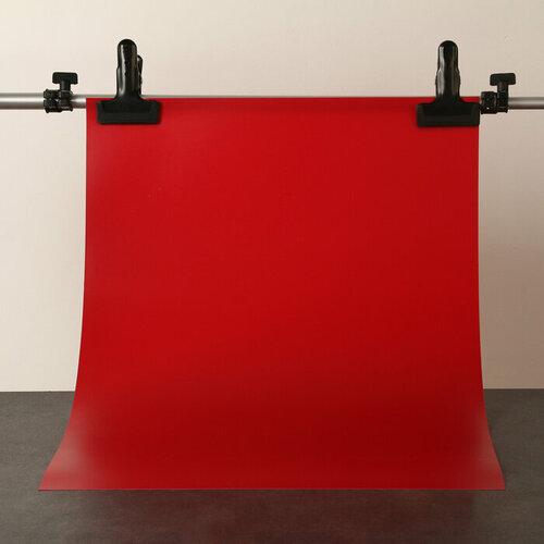 SUI Фотофон для предметной съёмки Красный ПВХ 50 х 70 см 696₽