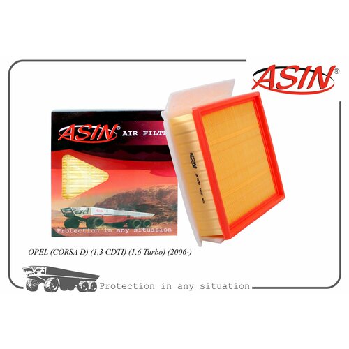 Фильтр воздушный 5834043 ASIN FA2757 для OPEL CORSA D 13 CDTI 16 Turbo 2006- 648₽