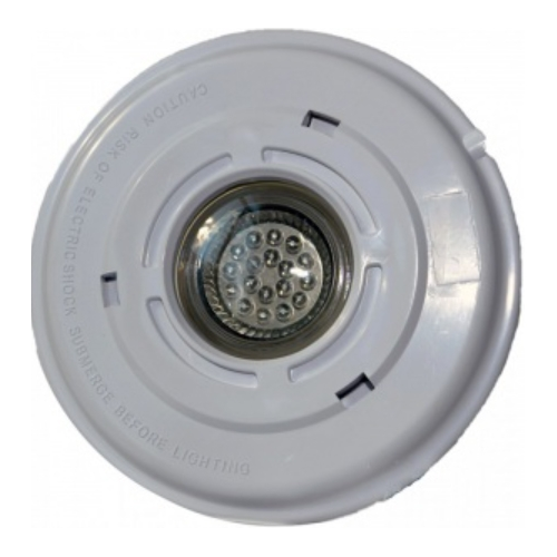 Прожектор светодиодный универсальный с оправой из пластика Pool King 1,5 Вт, с закладной (RGB)