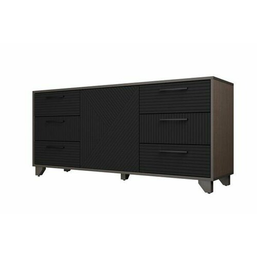 Комод Копенгаген - Венге Черный матовый 20506₽