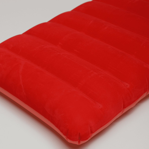 Надувная подушка для плавания 80х50 см цвет красный
