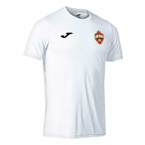 Футболка joma, размер 2XL, белый футболка оверсайз круглый вырез размер 54 2xl белый