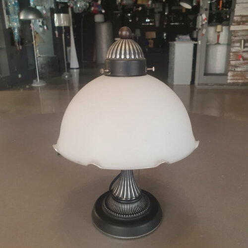 Лампа настольная Orion LA 4-953/1 schwarz-silber/435 opal-matt/silber