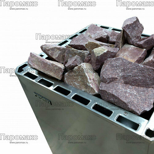 Камень Малиновый кварцит для бани и сауны (цена указана за 20 кг)