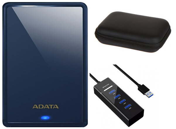 1 ТБ Внешний HDD ADATA HV620S, USB 3.0, черный A-Data - фото №20