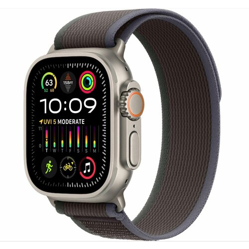 Умные часы Apple Watch Ultra 2 49 мм Titanium Case GPS + Cellular, Blue Black Trail Loop