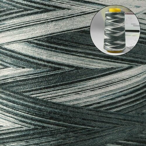 Нитки мультиколор 402 2700 м цвет чёрно-белый 435₽