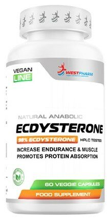 WESTPHARM Vegan Line Ecdysterone 100mg (60капс)